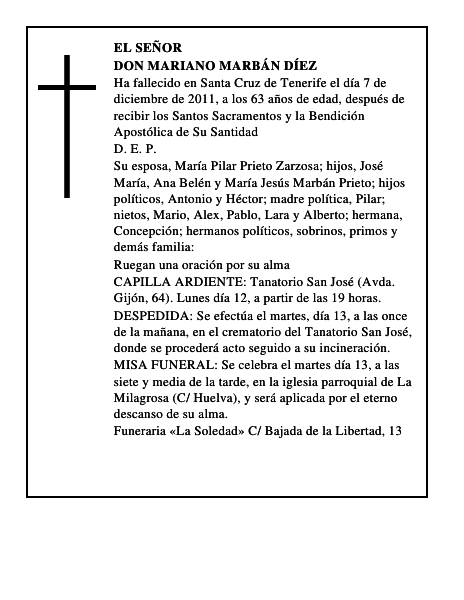 Don Mariano Marbán Díez