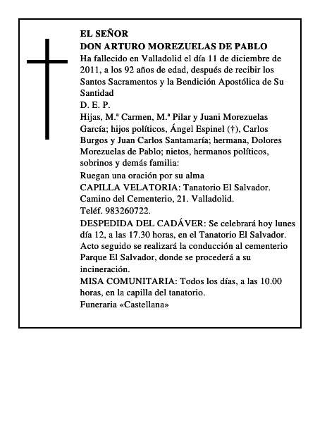 Don Arturo Morezuelas de Pablo