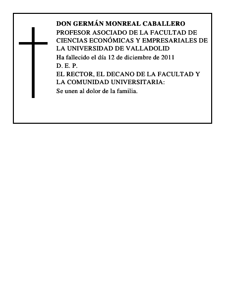 Don Germán Monreal Caballero