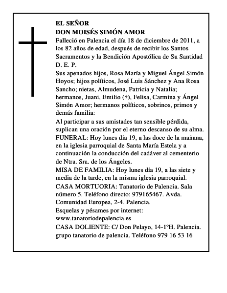 Don Moisés Simón Amor