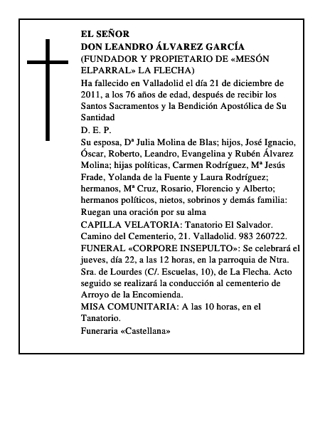 Don Leandro Álvarez García
