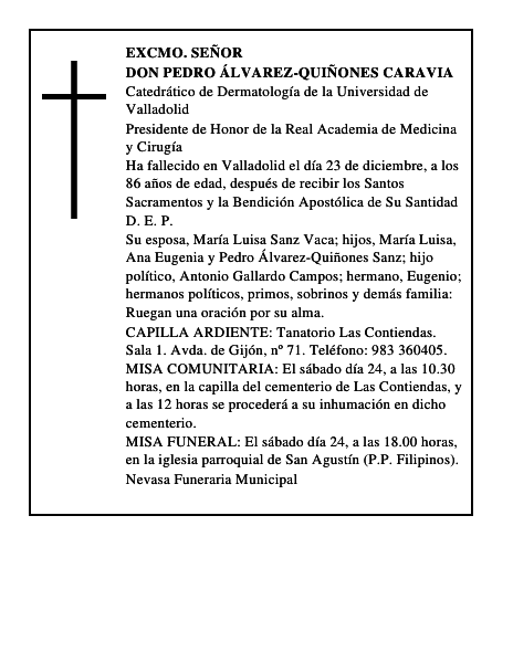 Don Pedro Álvarez-Quiñones Caravia