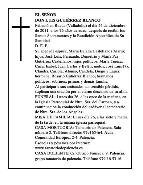 Don Luis Gutiérrez Blanco