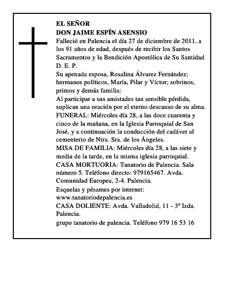 Don Jaime Espín Asensio