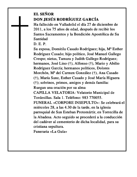 Don Jesús Rodríguez García