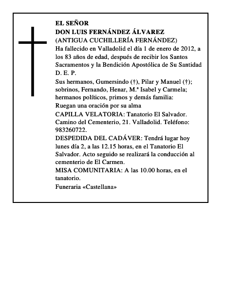 Don Luis Fernández Álvarez
