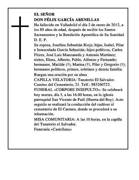 Don Félix García Arenillas