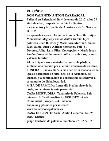 Don Valentín Antón Carrascal
