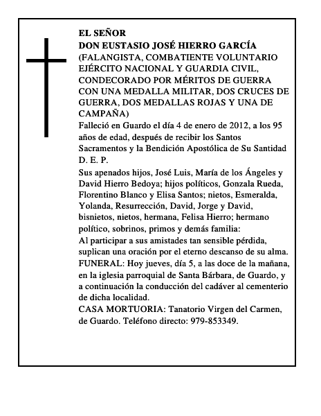 Don Eustasio José Hierro García