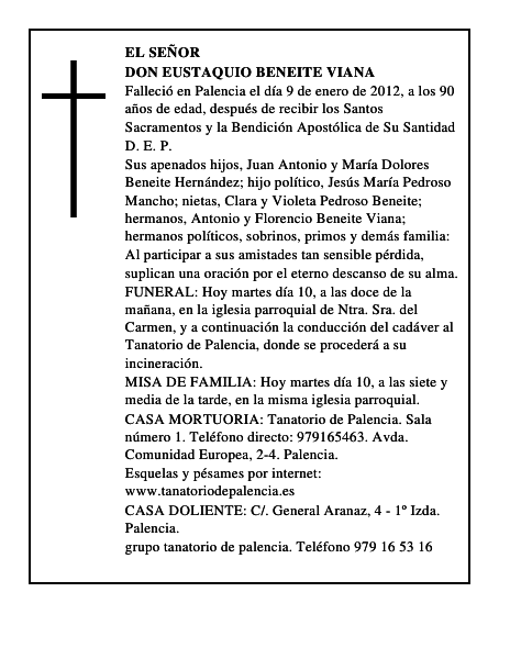 Don Eustaquio Beneite Viana