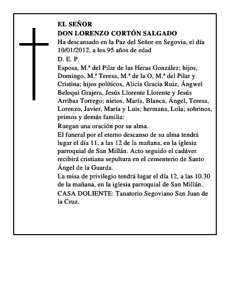 Don Lorenzo Cortón Salgado
