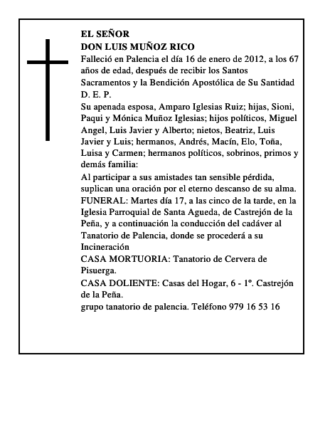 Don Luis Muñoz Rico