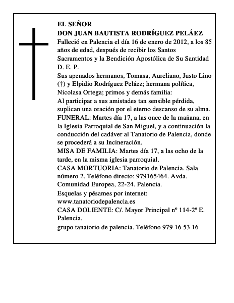 Don Juan Bautista Rodríguez Peláez