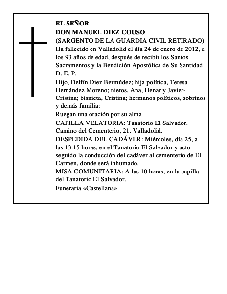 Don Manuel Diez Couso