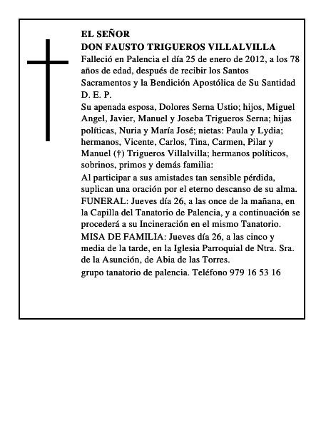 Don Fausto Trigueros Villalvilla