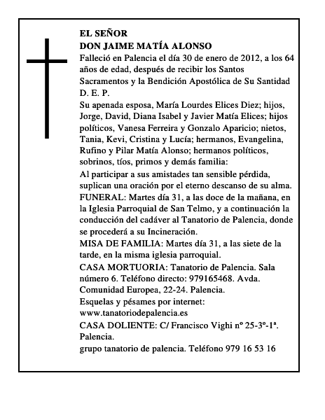 Don Jaime Matía Alonso