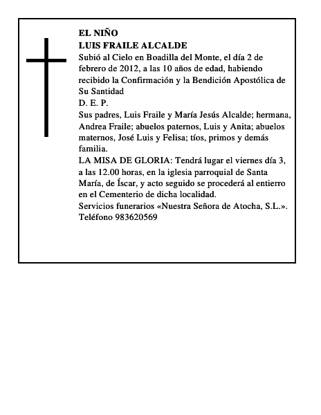 Luis Fraile Alcalde