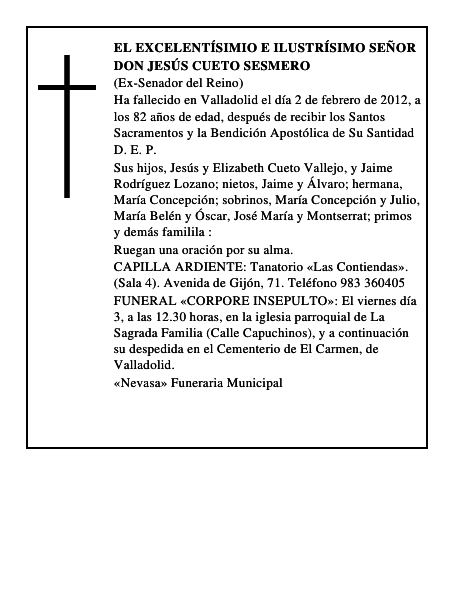 Don Jesús Cueto Sesmero