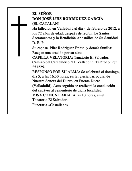 Don José Luis Rodríguez García