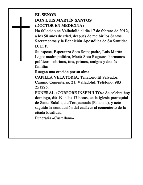 Don Luis Martín Santos