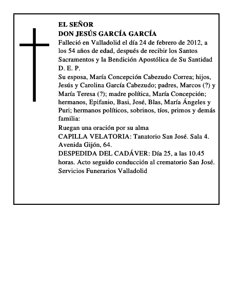Don Jesús García García