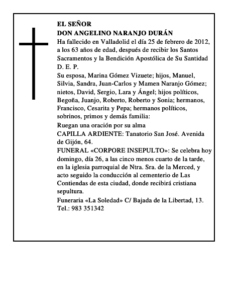 Don Angelino Naranjo Durán