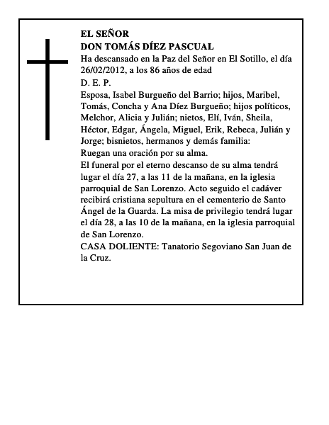 Don Tomás Díez Pascual