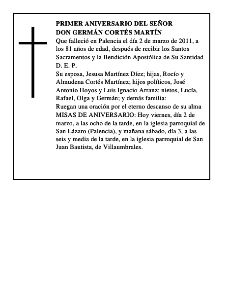 Don Germán Cortés Martín