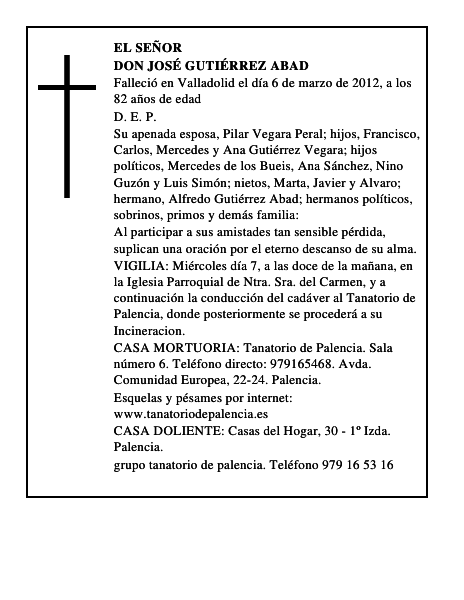 Don José Gutiérrez Abad