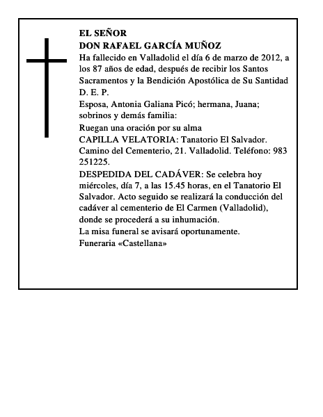 Don Rafael García Muñoz