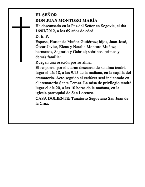 Don Juan Montoro María