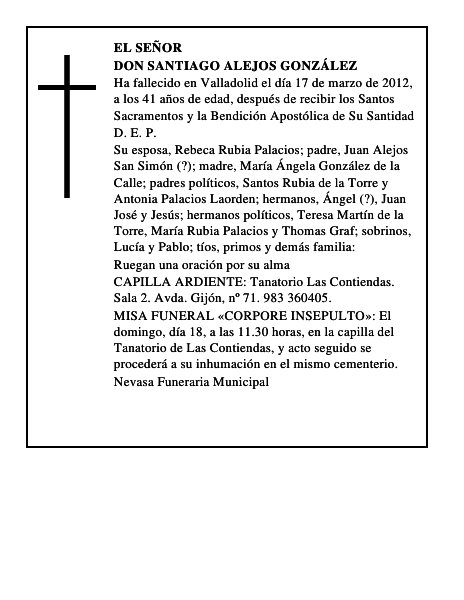 Don Santiago Alejos González