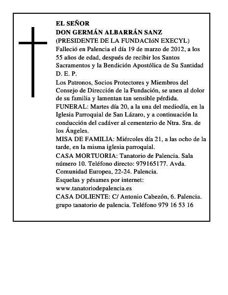 Don Germán Albarrán Sanz
