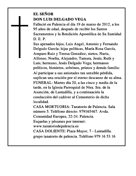 Don Luis Delgado Vega