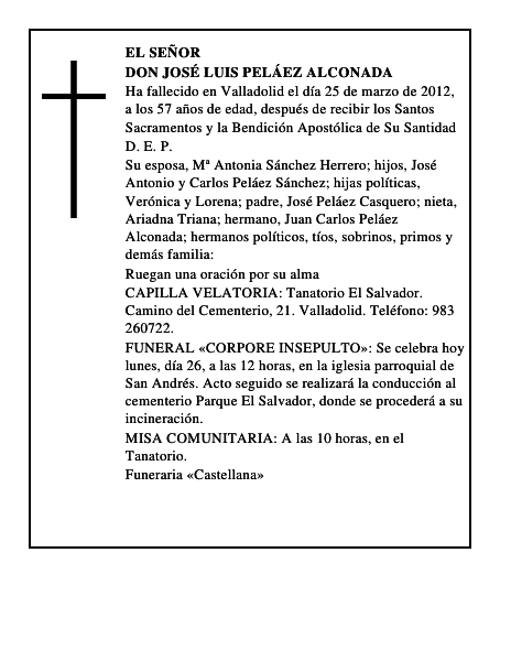 Don José Luis Peláez Alconada