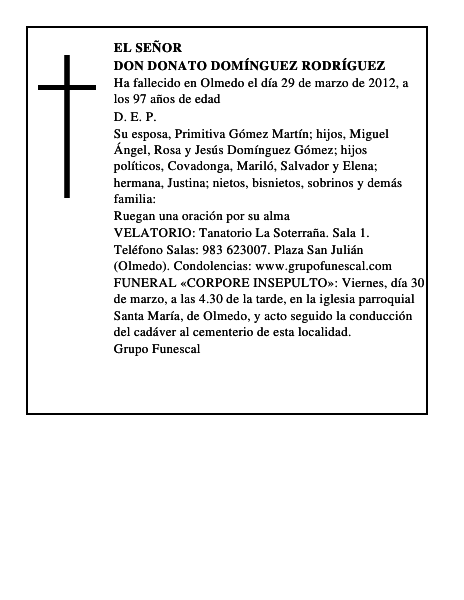 Don Donato Domínguez Rodríguez