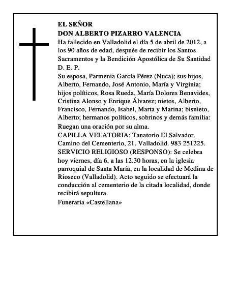 Don Alberto Pizarro Valencia