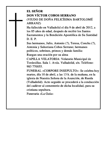 Don Víctor Cobos Serrano