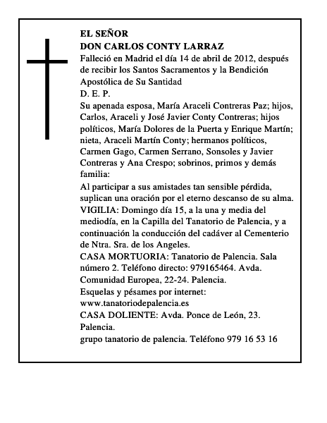 Don Carlos Conty Larraz