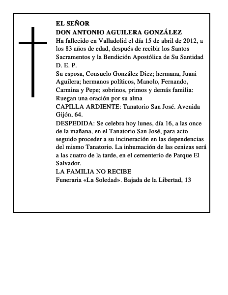 Don Antonio Aguilera González
