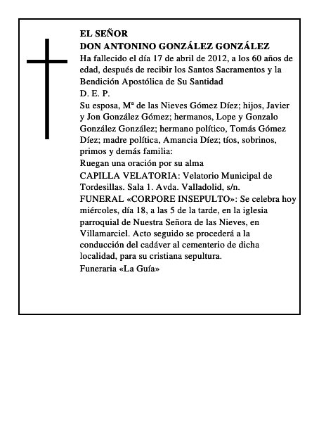 Don Antonino González González