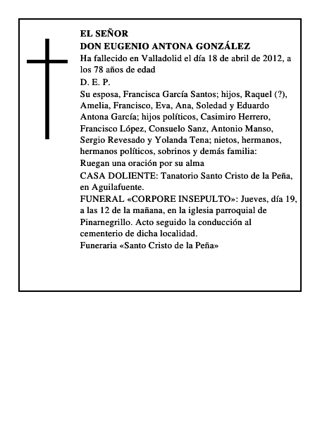 Don Eugenio Antona González