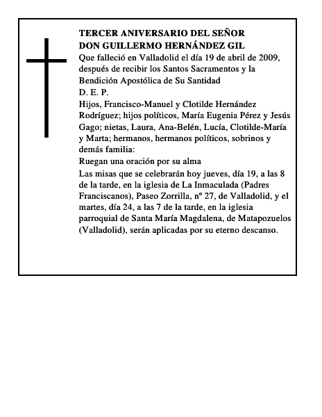 Don Guillermo Hernández Gil