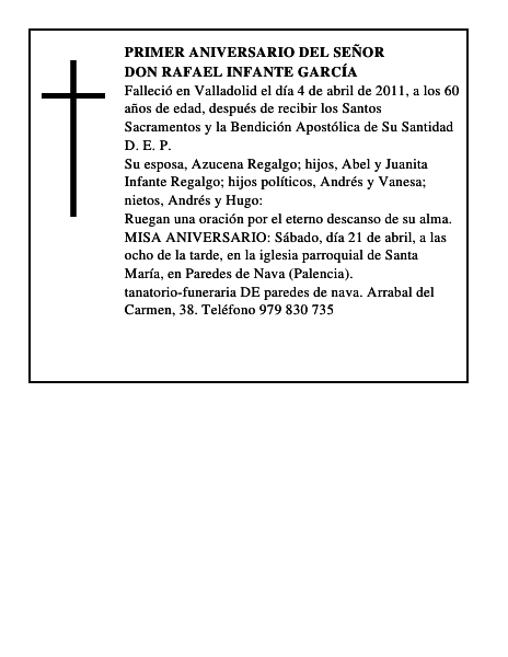 Don Rafael Infante García