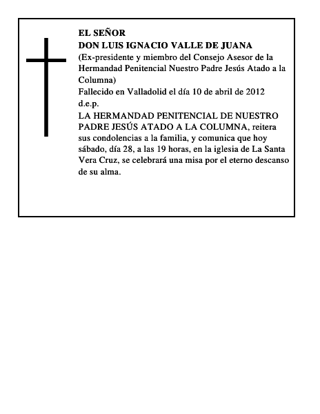 Don Luis Ignacio Valle de Juana