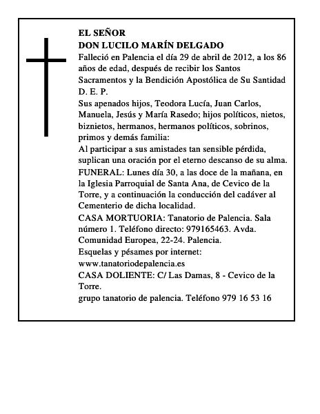 Don Lucilo Marín Delgado