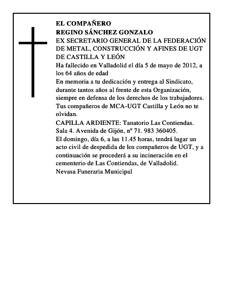 Regino Sánchez Gonzalo