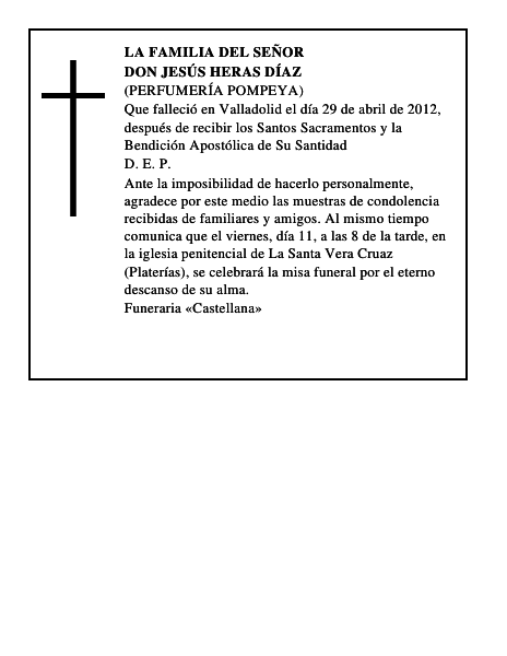 Don Jesús Heras Díaz