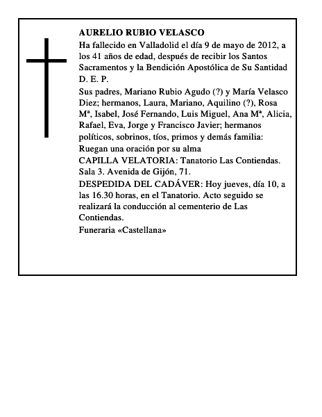 Aurelio Rubio Velasco
