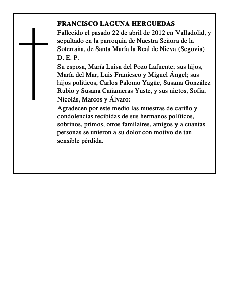 Francisco Laguna Herguedas